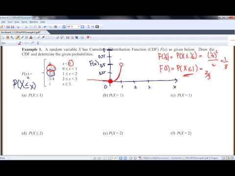 Section 4 2: CDF to Probability Values