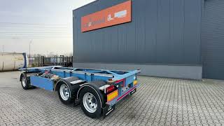 Van Hool 3-assige aanhanger / 20FT / BDF / schijfremmen / ALCOA / liftas  container chassis trailer | Image 4 - Autoline