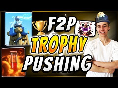 FREE TO PLAY MINER POISON TROPHY PUSHING DECK! — Clash Royale
