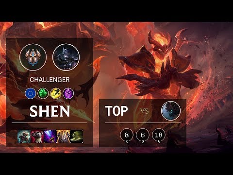 Shen Top vs Maokai - EUW Challenger Patch 10.6
