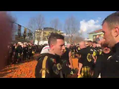 Gli Aranceri dei Diavoli vincono lo Storico Carnevale di Ivrea 2018