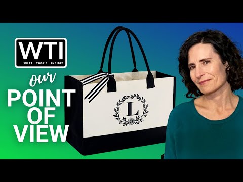BeeGreen Initial Canvas Tote Bags - WTI product video review
