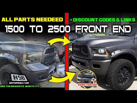 Ram 1500 to 2500 front End ! Avoid these mistakes! All links provided  | Northspec Built Review