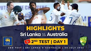 Day 1 Highlights | 2nd Test, Sri Lanka vs Australia 2022