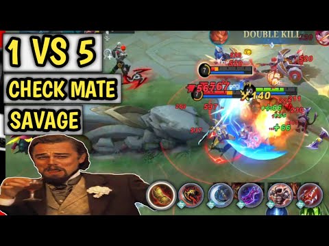 1 VS 5 🔥 HINDI PA LAOS MAG AULUS |  PERFECT TIMING LANG SAVAGE - MLBB