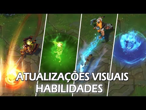 ATUALIZAÇÕES VISUAIS NAS HABILIDADES DO WUKONG, RIVEN, OLAF E KENNEN
