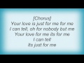 Al Green - Just For Me Lyrics