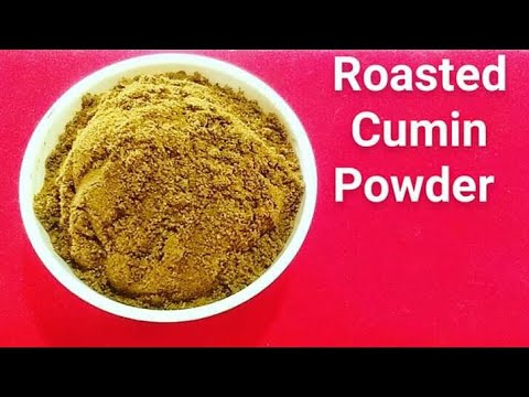 भुना जीरा पाउडर मसाला जो खाने का स्वाद बढ़ा दे,Roasted Cumin Powder,How to make roasted cumin powder Video