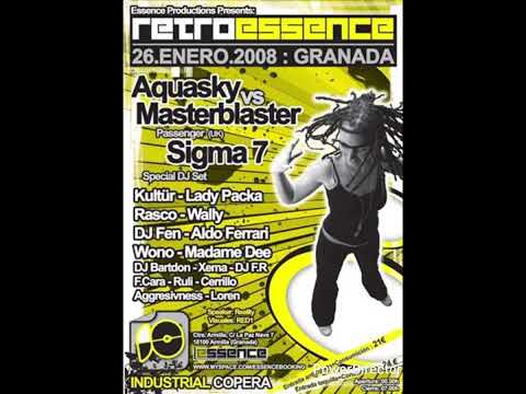 Aquasky vs Masterblaster - Retroessence 2008 (Industrial Copera Granada) #breakbeat 