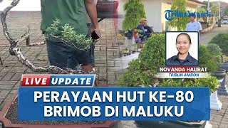 Brimob Maluku Rayakan HUT ke-80, Tingkatkan Mitra Kerjasama Gandeng Petani Bongsai di Ambon