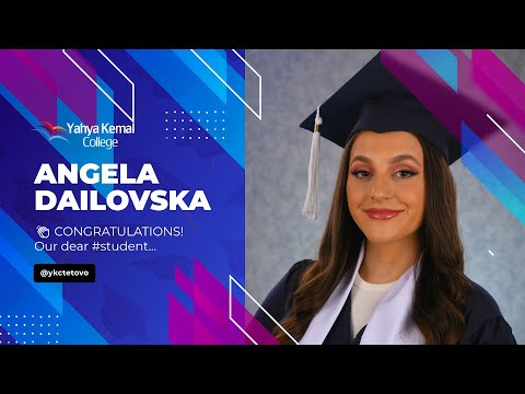 👏 CONGRATULATIONS! 👉 Our dear #student 👩‍🎓 ANGELA DAILOVSKA