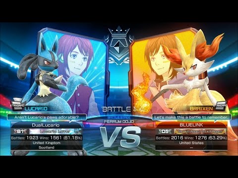 Pokken Weekly Return 43 LR3 DualDEATHLucario (Lucario) VS Bluelink (Braixen)
