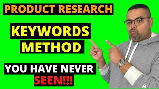 Product Research Done Right Using KEYWORDS - Amazon FBA