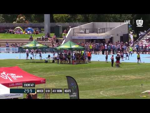 MIXED U10 4X100M HEAT 1 - 2017 SUBWAY STATE RELAY CHAMPIONSHIPS // LAVicTV