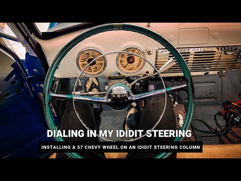 I did it! Setting up my 1957 Chevy wheel and horn ring with my IDIDIT steering column.
