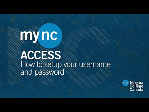 MyNC  How to Set Up Your Username and Password