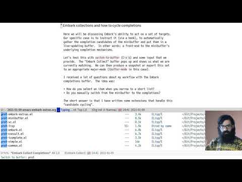 Emacs: Embark and my extras