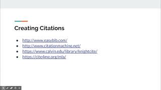 MLA Citations - Google Slides