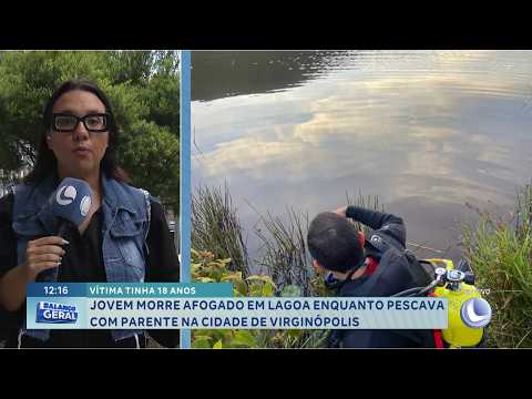 Vítima tinha 18 anos: Jovem morre afogado em lagoa enquanto pescava em Virginópolis.