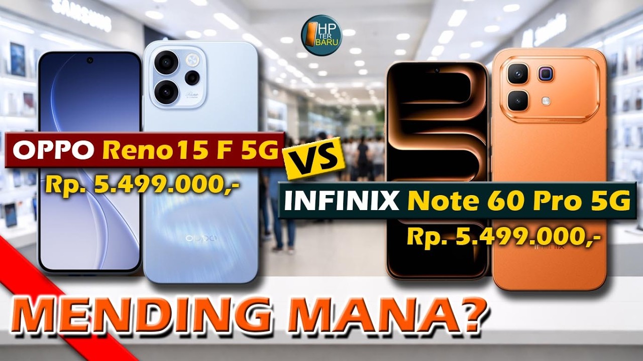 MENDING MANA? OPPO RENO15 F 5G VS INFINIX NOTE 60 PRO 5G