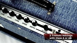 Video thumbnail for Supro 1650RT Royal Reverb Combo Amplifier Tone Report Demo by Andy Martin by SuproUSA