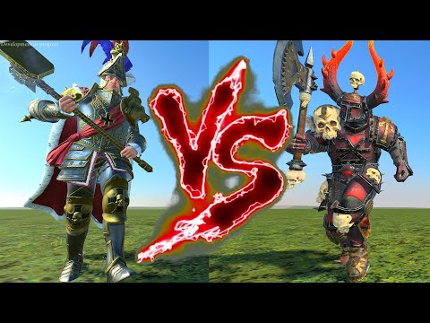 Karl Franz VS Arbaal the Undefeated. Total War Warhammer 3
