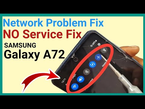 Samsung A72 NO Service Solution | Samsung A72 Network Problem Fix | Galaxy A72 Flight Mode Solution