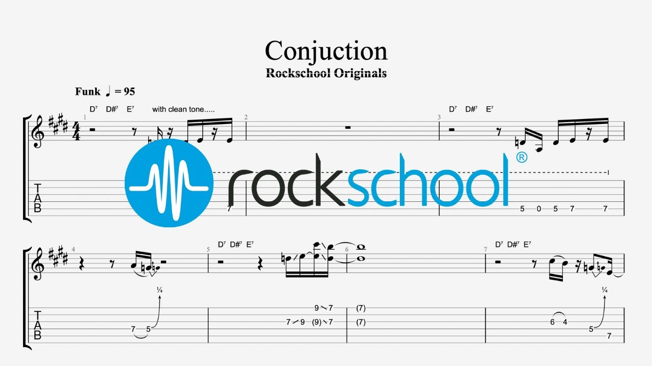 Conjunction - Rockschool Originals, Rockschool 2024 Electric Guitar Grade 4
