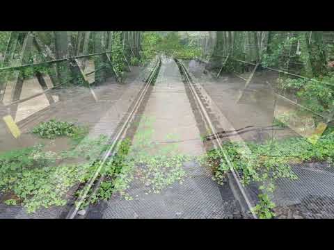 Hochwasser der Fils in Göppingen am  01.06.2024