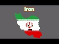 Iran Geography Middle Eastern Country Fan Remake