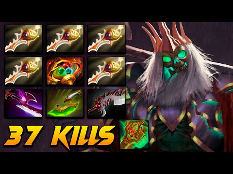Wraith King 37 KILLS Skeleton Boss Long Battle - Dota 2 Pro Gameplay [Watch & Learn]