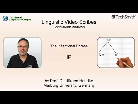 SYN_215 - Linguistic Video Scribes - Constituent Analysis: The IP