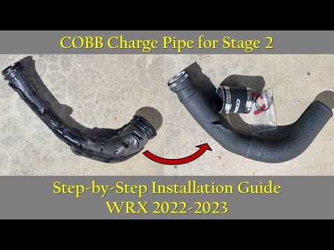 COBB Charge Pipe Installation Step by Step Guide for Subaru WRX 2022 2023 - Stage 2 Upgrade Part 3