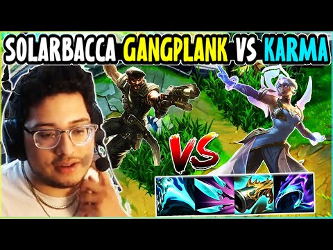 SOLARBACCA Gangplank Vs Karma Top - EUW Grandmaster - Patch 14.8
