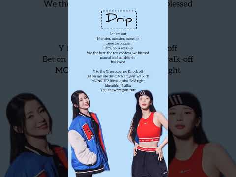 Asa ruka drip rap lyrics #kpop #bts #babymonster #monstiez #rap #drip