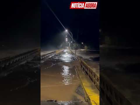 🚨 Ponte entre Nova Bassano e Serafina Corrêa é interditada. Veja a situação! #notíciaagora #notícias