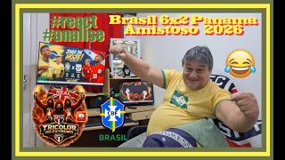 Que sufoco! Brasil quase se complica contra a potência do Panamá 😅 #react #analise