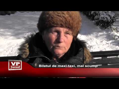 Biletul de maxi-taxi, mai scump