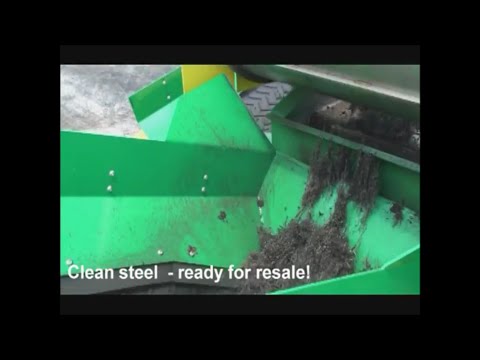Columbus McKinnon Tire Recycling Equipment - CM4R Liberator Zero Waste System