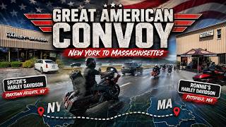 The Great American Convoy | Spitzies Harley-Davidson NY & Ronnie's Harley-Davidson MA