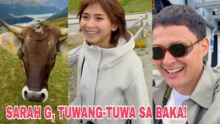 Sarah Geronimo TUWANG-TUWA sa BAKA na nakita sa Switzerland!