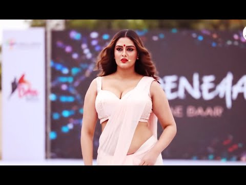 Curvy Plus Size Models Saree Fashion Show 2025 || Lookbook India