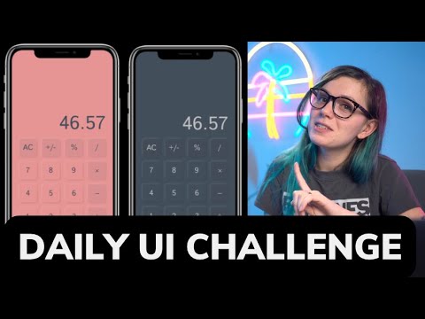 DAILY UI CHALLENGE Day 4 - Calculator - Learning Neomorphism UI in Figma