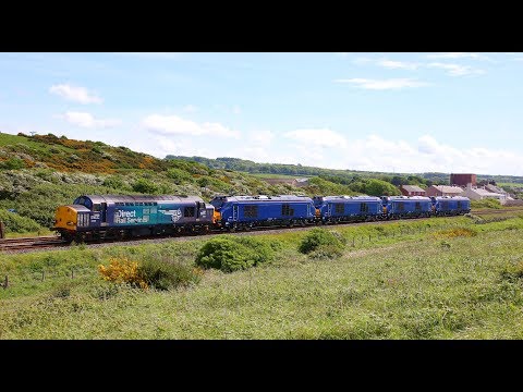 37069 hauling brand new 68031 68030 68028 68028 at Flimby   23/05/17