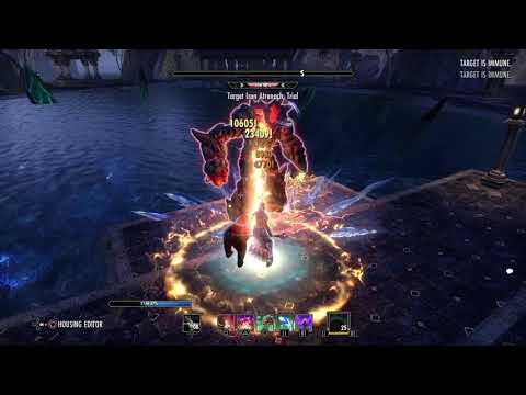 ESO - Magicka Warden - 74.6k DPS - Harrowstorm