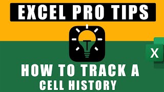 Excel Tips: How to Track Cell History in  Excel