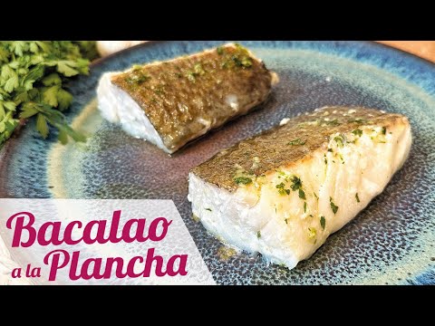 BACALAO A LA PLANCHA CON AJO Y PEREJIL 🐟