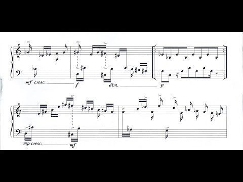 Eric Sammut - Rotations I for Marimba (1994) [Score-Video]