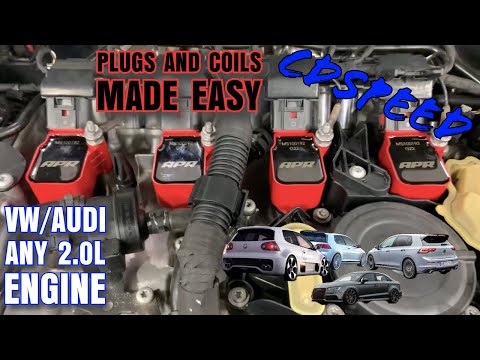 APR PLUGS AND COILS INSTALL ON MY NEW GTI MK6-MK8