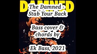 The Damned - Stab Your Back bass cover &amp; tutorial